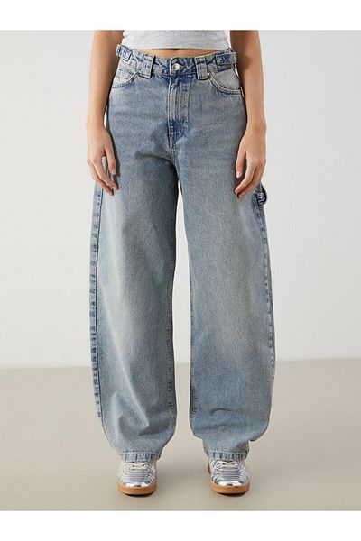LC Waikiki New Season Baggy Fit Women's Jean Trousers - S5Mm52Z8