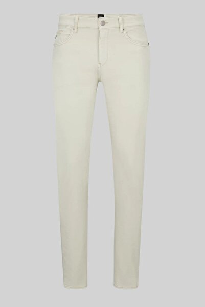 BOSS Slim Fit Erkek Jean Pantolon Bej