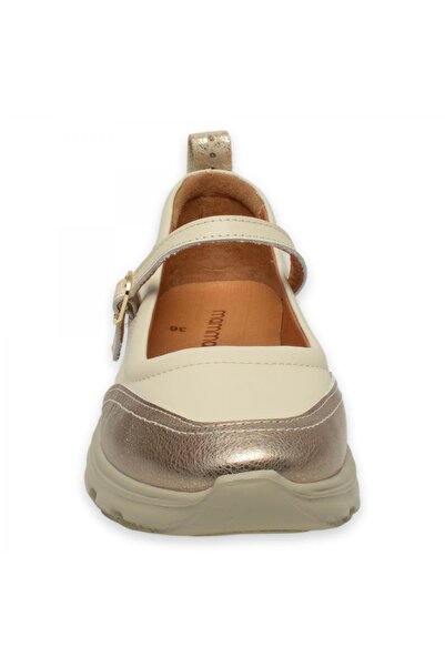 Mammamia D25Ya-750Z Daily Cream Women's Ballerinas