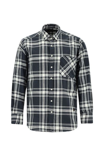 Abdullah Kiğılı Long Sleeve Regular Fit Plaid Cotton Shirt