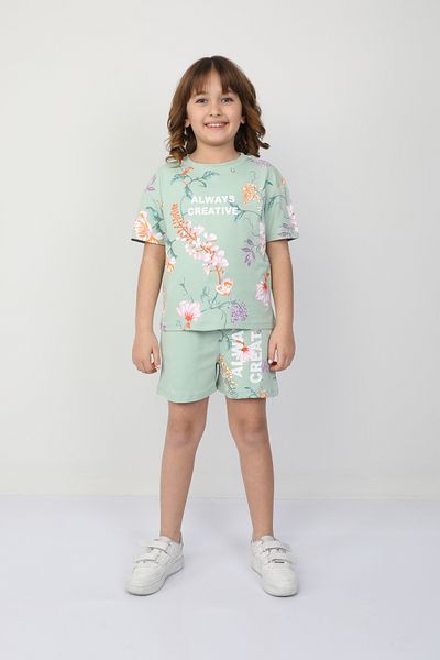 e-çocuk Always Creative Printed Girl's Suit 6322