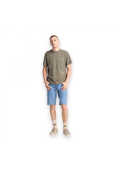 Timberland Khaki Men's T-Shirt |   Chest Pocket Tee