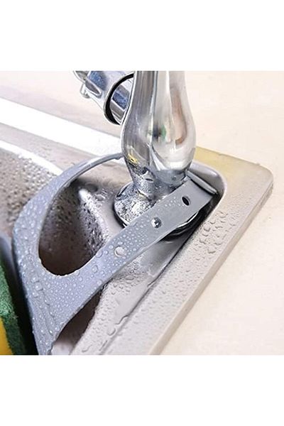 COOYA Kitchen Sink Shelf Soap Sponge Drain Rack Holder Double Decker Hanging Basket Storage Suction Cup