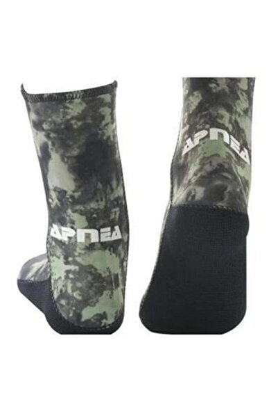 Apnea 3 mm Kamuflaj Dalış Çorabı - XXL