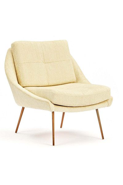 soufa dibaj Chair|Wooden Chair With luxurious Design 82x82x82 cm - Light Beige
