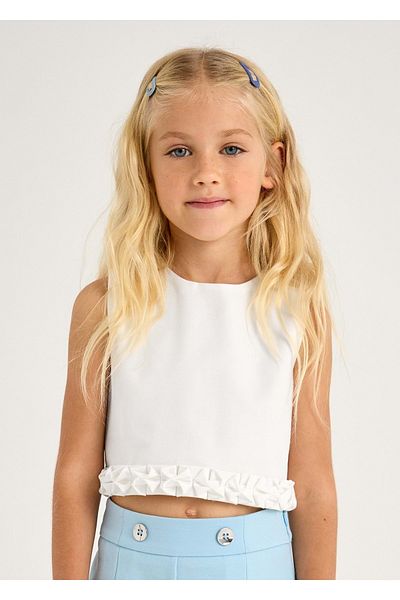 MAYORAL Ecru Girl's Blouse