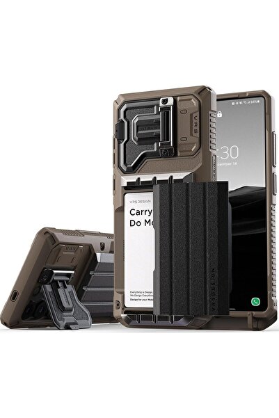 VRS Design غطاء دامدا غلايد ألتيميت لهاتف سامسونج جالاكسي إس 25 ألترا مع 4 فت...