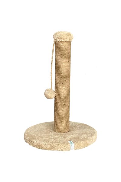 Nursoft 52 cm Cat Scratching Post - Round and Pompom Cat Scratching Post