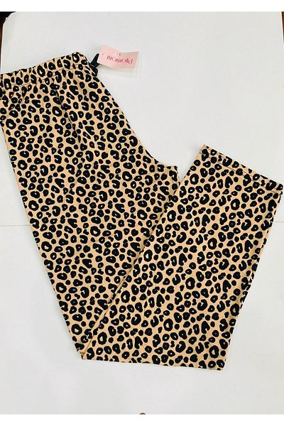 Pijamoni Milan Patterned Single Bottom Women's Pajama Set