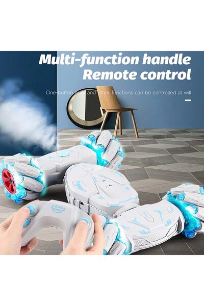 Yelajoy Remote Control Car,Stunt Gesture Sensor Toy Car,2.4ghz 4wd 360° Rotation Buggy,for Kids Gift