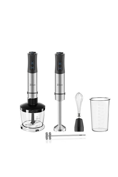 Zilan 5 in 1 vertical mixer Zilan ZLN3939, 1200W, 12 speed settings, Turbo function, Digital display, Stainless steel