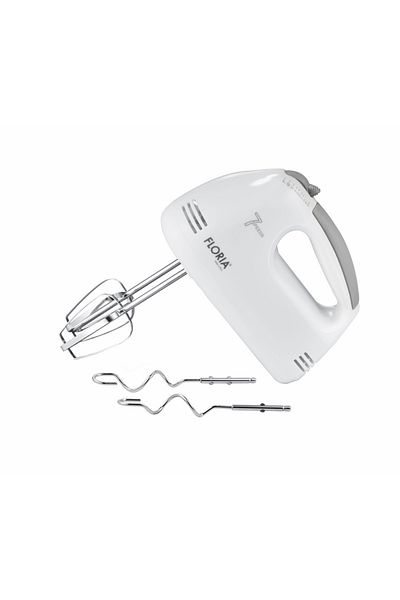 Floria Floria ZLN7565 hand mixer, WHITE Power 100 W, 7 speeds, Accessory release button