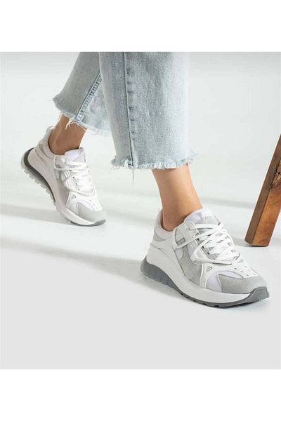 homiro Λευκά Unisex αθλητικά παπούτσια εξωτερικού χώρου - Lace-Up