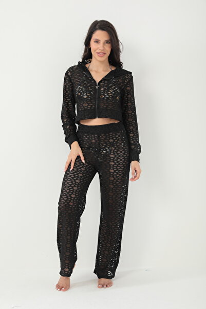 BY PAPI Single Bottom Wear Pants-Black Color