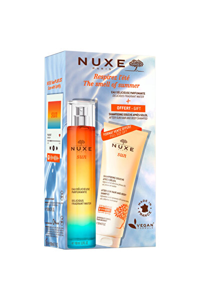 Nuxe Sun Eau Delicieuse Parfumante Parfüm 100ml & After Sun Shampoo Güneş Son...