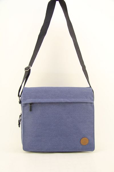 QUB CLUB Canvas Waterproof Gusseted Postman Business School Briefcase Street Bag