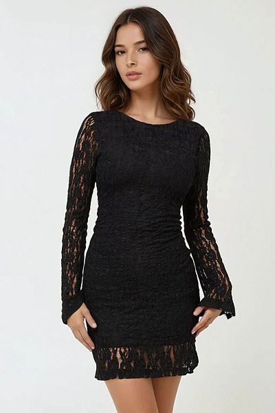 Hiccup Μίνι φόρεμα Bodycon με δαντέλα