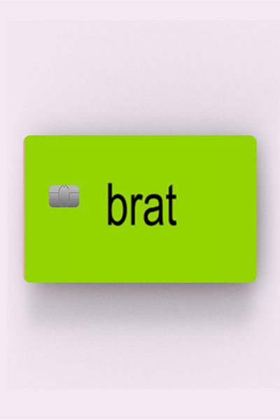 Namgo Brat Credit Bank Card Covering Label Sticker