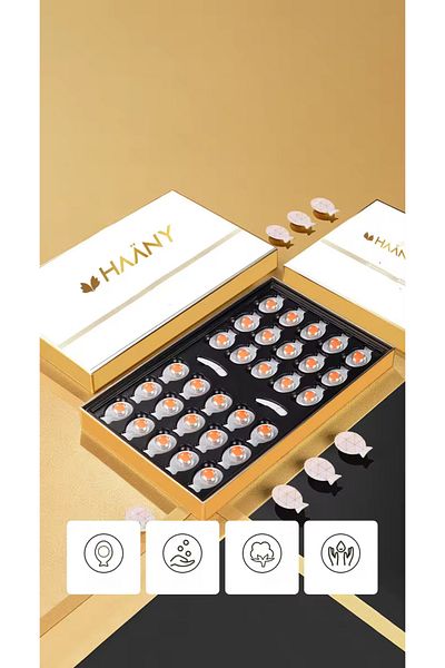 HAANY Haäny Astaxanthin Nitta Refining Mask - Glowing Skin from Night to Day! Egg Mask Face Mask
