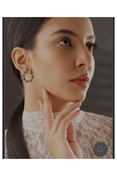 Punky Store Altın Yapraklar Paslanmaz Çelik Küpe