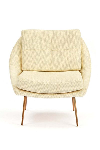 soufa dibaj Chair|Wooden Chair With luxurious Design 82x82x82 cm - Light Beige