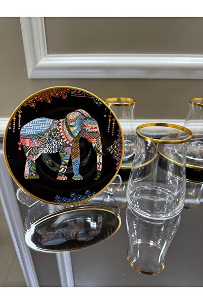 EVRA 6 Lı Özel Seri Lüx Çay Seti Takımı