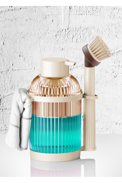 Kavi Entegre Plastik Set de curățare a vasei de bucătărie de lux: Suport pent...