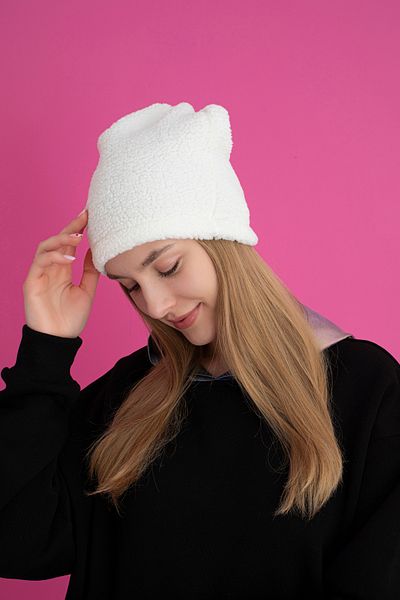 TEVOOY Beret Lamb Feather with Tail