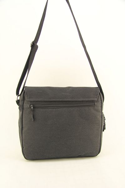QUB CLUB حقيبة قماش سوداء مقاومة للماء من نوع Bellows Messenger Business School Briefcase Street