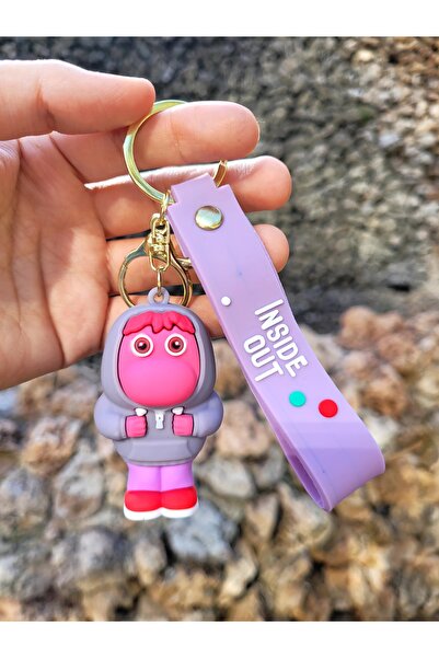 SARANG Figurină timide cu față inversată - Ornament de geantă de lux 3D și br...