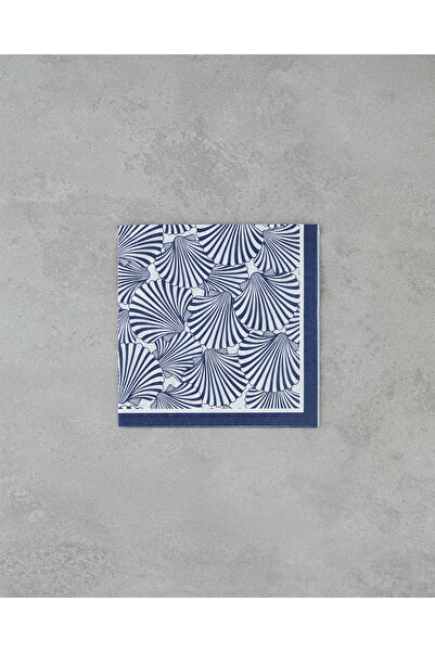 English Home Coastal Seashell Kağıt 20'li Kağıt Peçete 33x33 cm Mavi