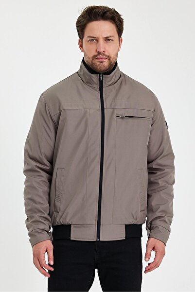 SİVAİST Palton crem cu guler predominant - blană groasă și rezistentă la vânt...