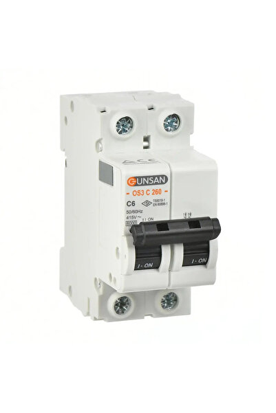 Günsan Elektrik Valta Otomatik Sig. 2P 6kA C Tip 16A