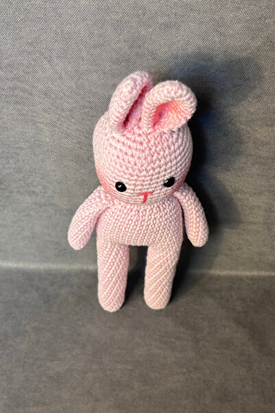 Uretti - Esra 6723 El Örgüsü Amigurumi Oyuncak Tavşan - 26 x 10 cm