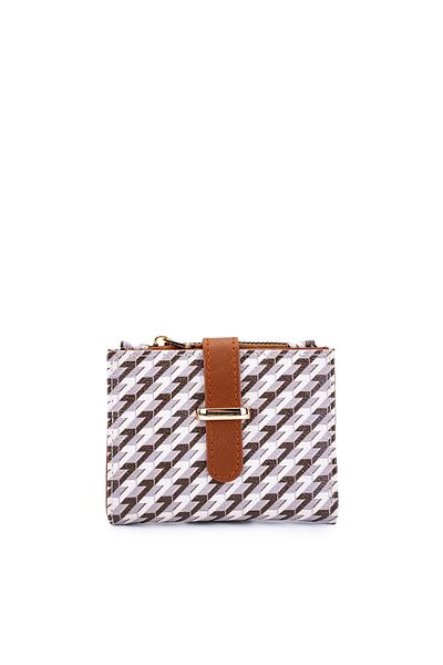 Kukura Faux Leather Women's Wallet Tan Zc178