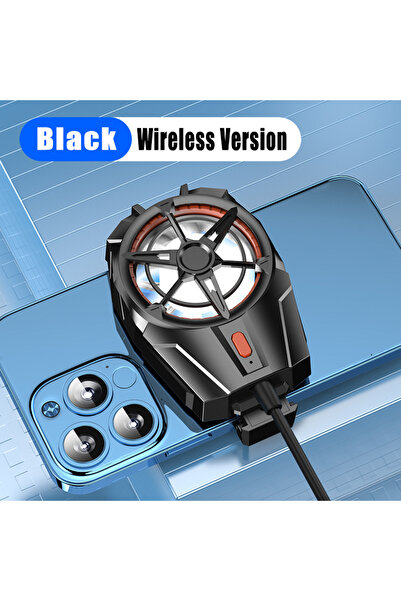 Choice مبرد هاتف X52A Plug-in Black 2024 جديد FS01 بسعة 600 مللي أمبير في الساعة ومروحة مزدوجة قابلة لإعادة الشحن ومبرد ألعاب خلفي