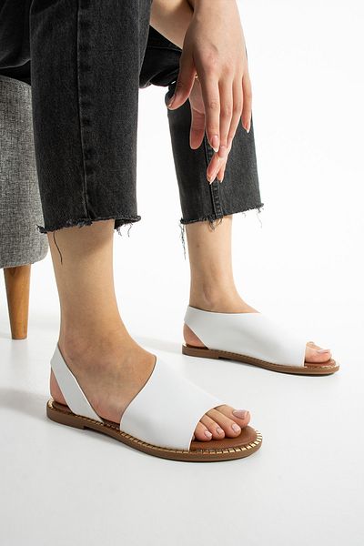 Ayax White Daily Women's Sandals