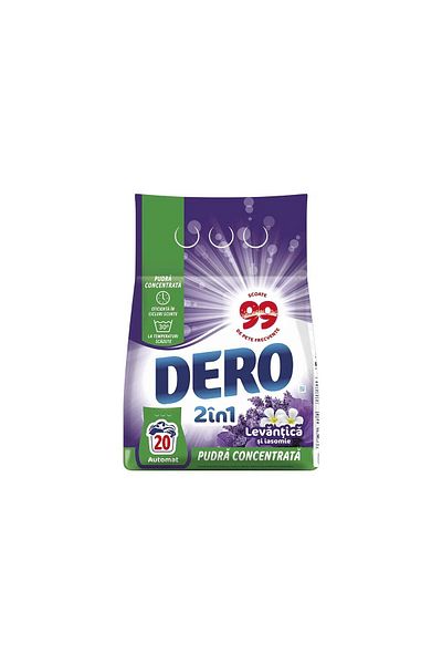 Dero Automatic Detergent 2in1 Lavender 20 Washes 1.5kg
