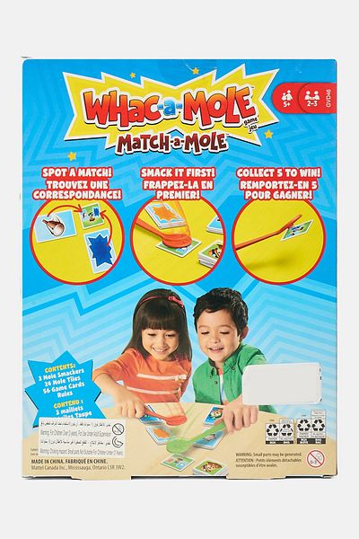 Whac-A-Mole Match A Mole Game, Blue Combo
