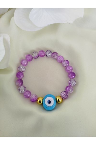 İPAR AKSESUAR Evil Eye Beaded Glass Bracelet
