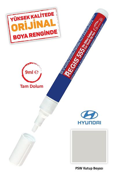Kementaş For Hyundai Psw Pole White Scratch Remover Auto R.k Auto Full Cover Up Mooring Pens