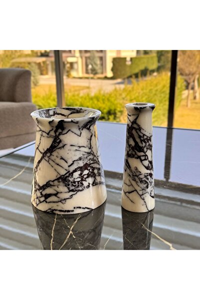 afromar Doğal taş mermer şamdan