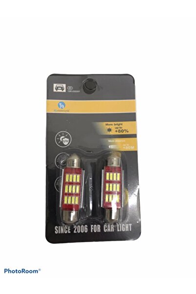 iq elektronik Turuncu 39 Mm Sofit Led Ampül 2li Set Canbus