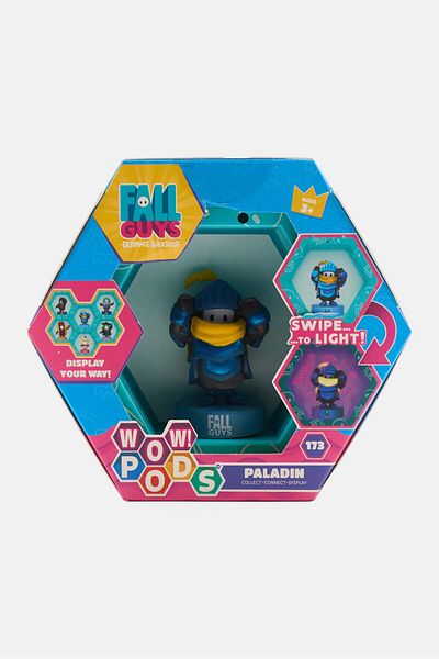 Fall Guys Ultimate Knockout Wow Pods Paladin Light Up Bobble Head Figure, Blue