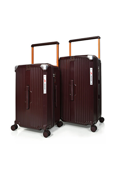 MORANO Morano 3-Piece Aluminum Cabin Luggage Set, 28", 24" & 20"
