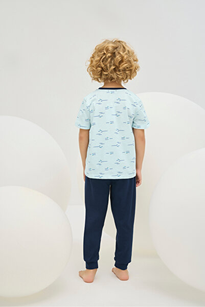 ZEYZEY 8775 Men's Printed Pajama Suit