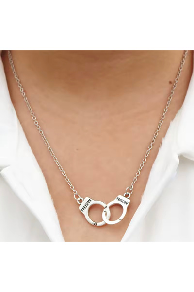 Açıkmeşe Ev Yaşam Ürünleri أصفاد قلادة المرأة الحرية عزيزي قلادة