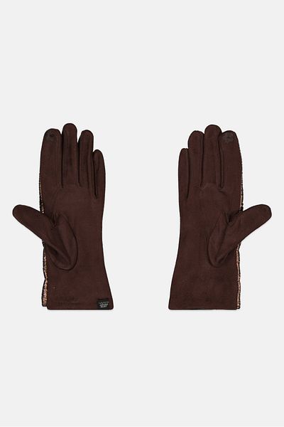 Justin Gregory Men 1 Pair Leather Hand Gloves, Brown