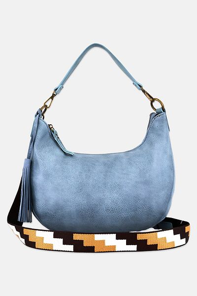 Moda Luxe حقيبة كروس بودي نسائية منقوشة، 34 سم طول × 23 سم ارتفاع × 5 سم عرض، لون أخضر فاتح