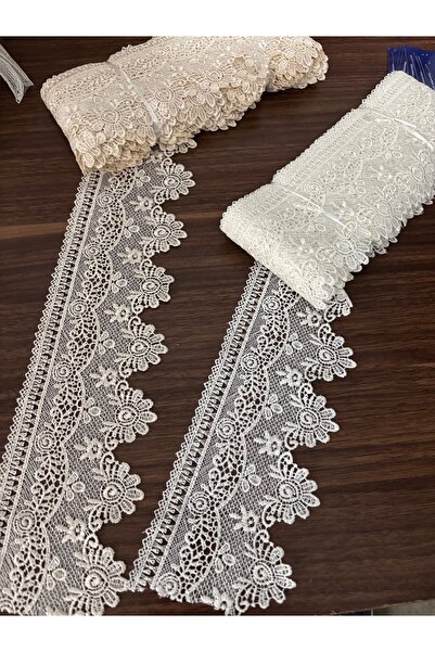 Butik İğne oyası geniş yeni model 9 metre uzunluk oya Güpür kalite dokuma